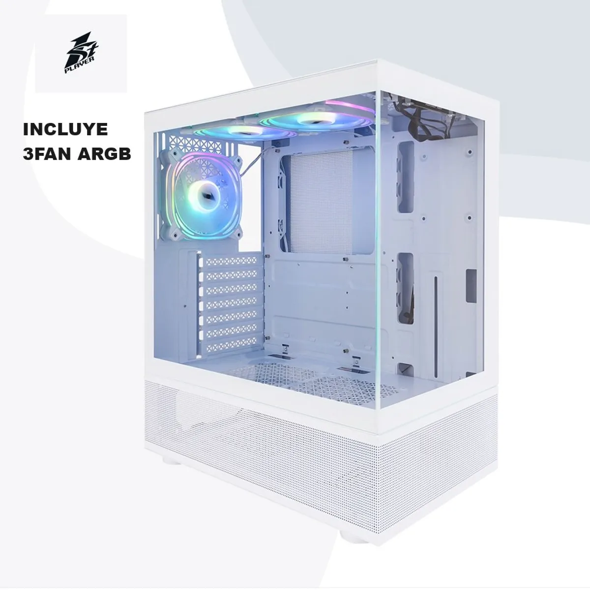 COMPUTADORA GAMER MI7 RYZEN 5 5600 RAM 16GB SSD 500GB ASUS RTX 3050 6GB - 3