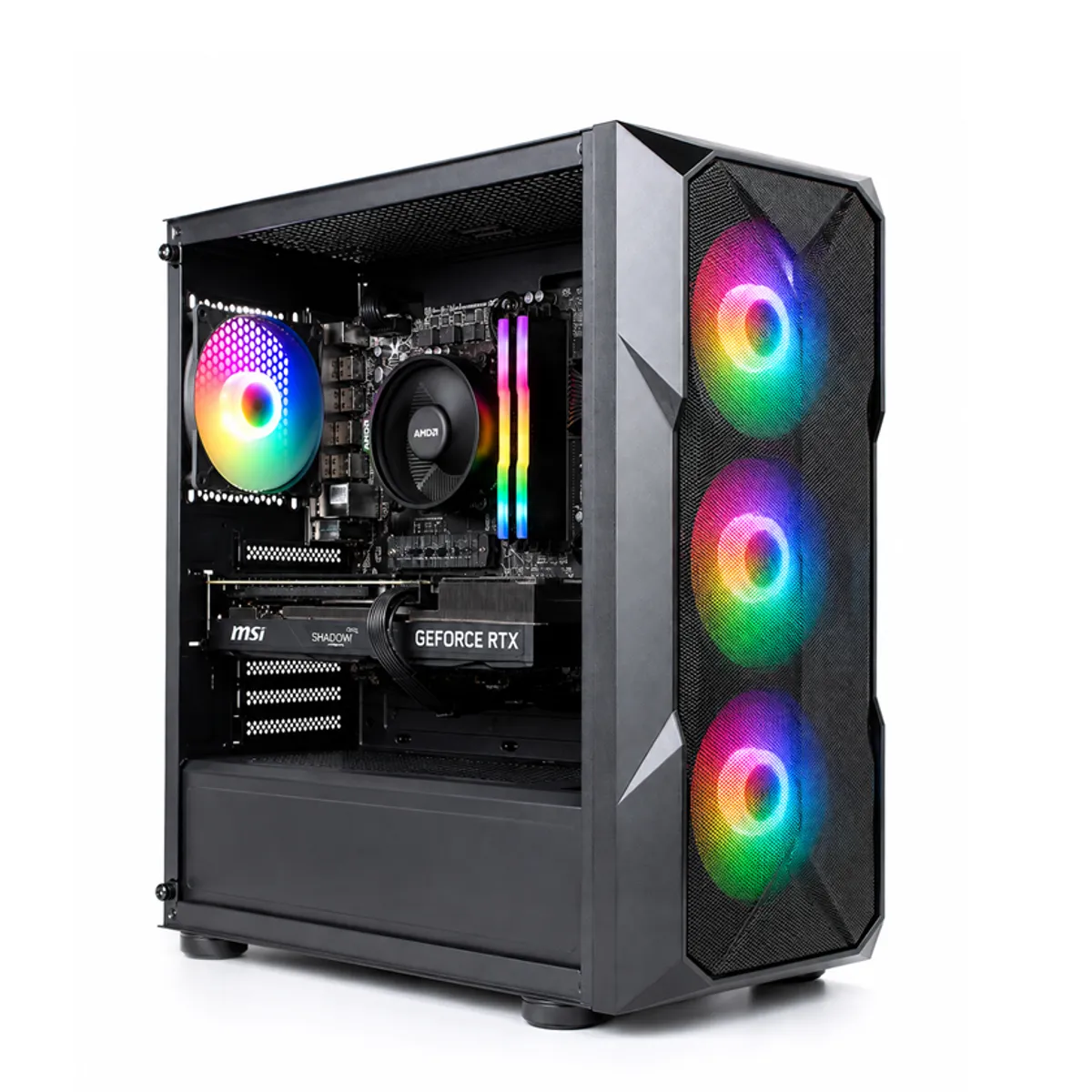 COMPUTADORA GAMER PRO RYZEN 5 5600 RAM 16GB SSD 500GB RTX 5060 8GB - 4