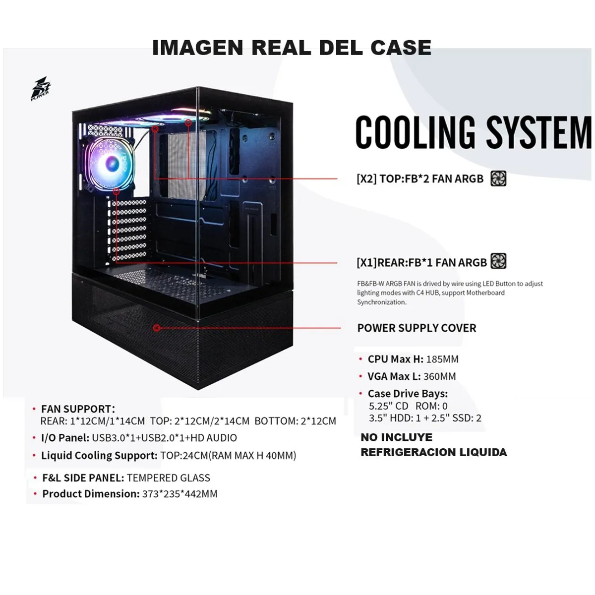 COMPUTADORA PC GAMER INTEL CORE I5 12400F RAM 16GB SSD 1TB RTX 4060 8GB - 4