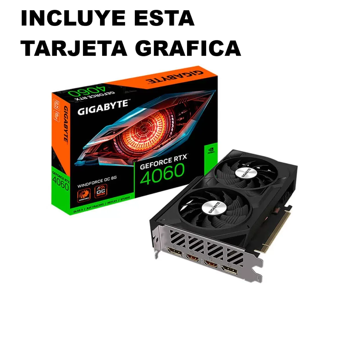 COMPUTADORA PC GAMER INTEL CORE I5 12400F RAM 16GB SSD 1TB RTX 4060 8GB - 2