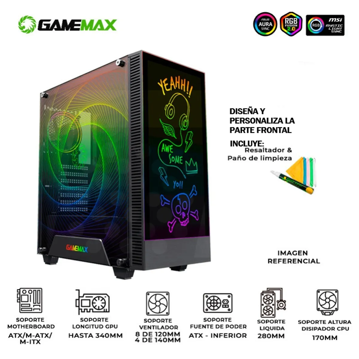 COMPUTADORA PC GAMER INTEL CORE I5 13400F RAM 16GB SSD 1TB RTX 5060 8GB - 4
