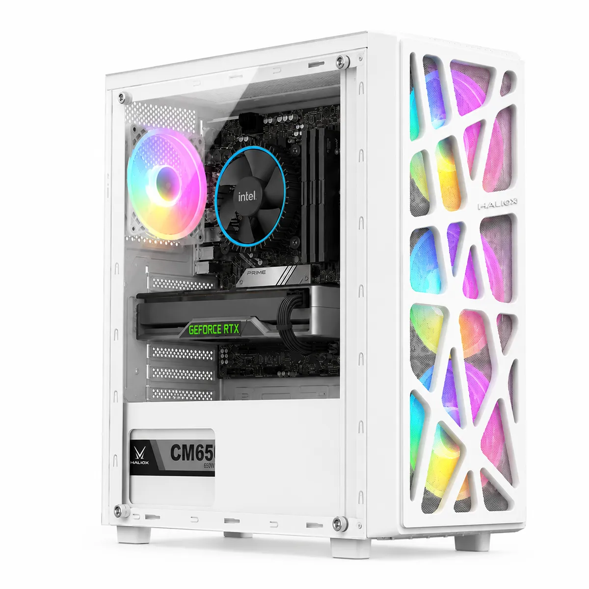 COMPUTADORA GAMER COMPLETA PECERA CORE I5 12400F RAM 16GB SSD 1TB RTX 5060 8GB - 5