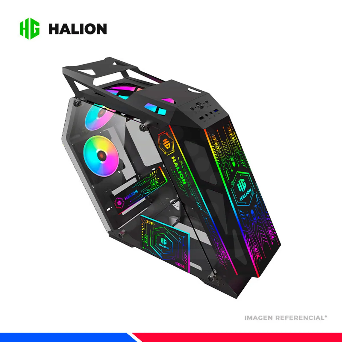 COMPUTADORA GAMER COMPLETA ROBOT CORE I5 12400F RAM 16GB SSD 1TB RTX 5060 8GB - 4
