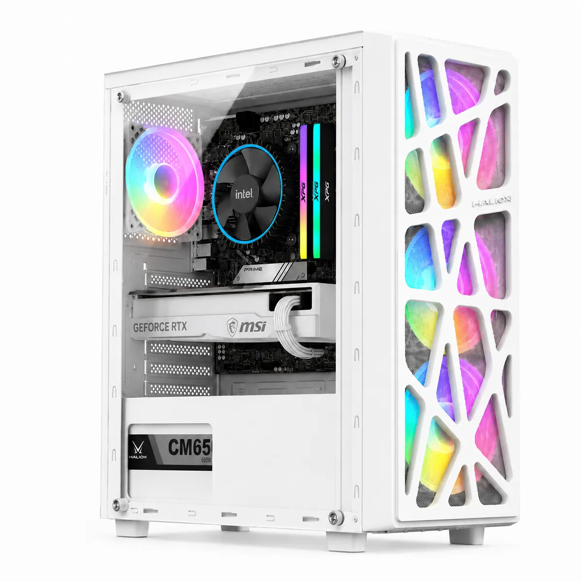COMPUTADORA GAMER COMPLETA PECERA CORE I5 12400F RAM 16GB SSD 1TB RTX 5060 8GB - 5