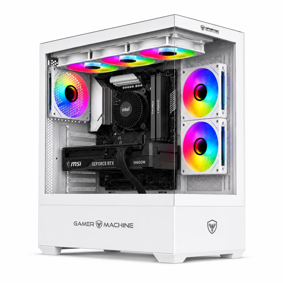 COMPUTADORA GAMER COMPLETA PECERA CORE I5 12400F RAM 16GB SSD 1TB RTX 5060 8GB - 5