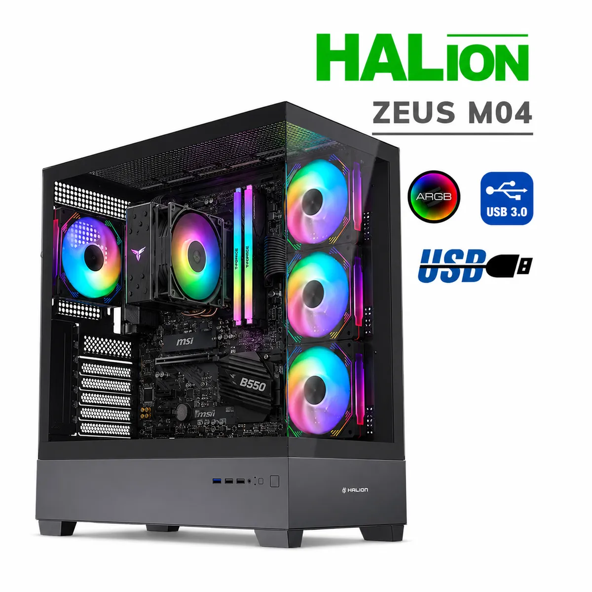 COMPUTADORA PC COMPLETA RYZEN 7 5700 RAM 16GB SSD 1TB GRAFICA RTX 5060 8GB - 6