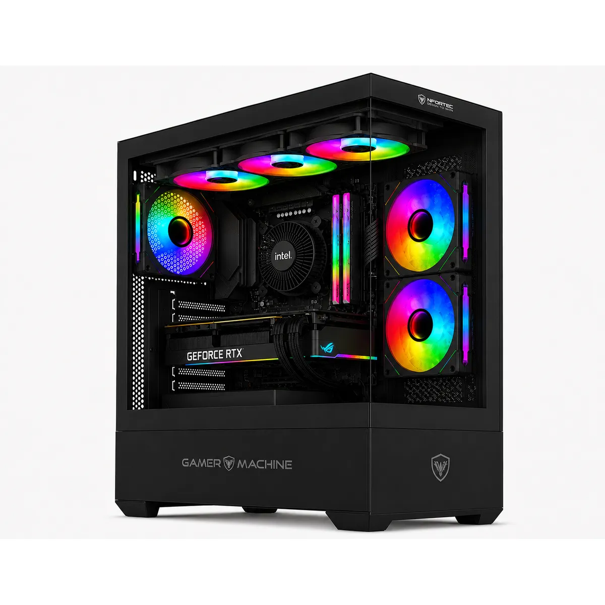 COMPUTADORA GAMER CORE I5 14400F RAM DDR5 16GB SSD 1TB CON GRAFICA RTX 5060 8GB - 4