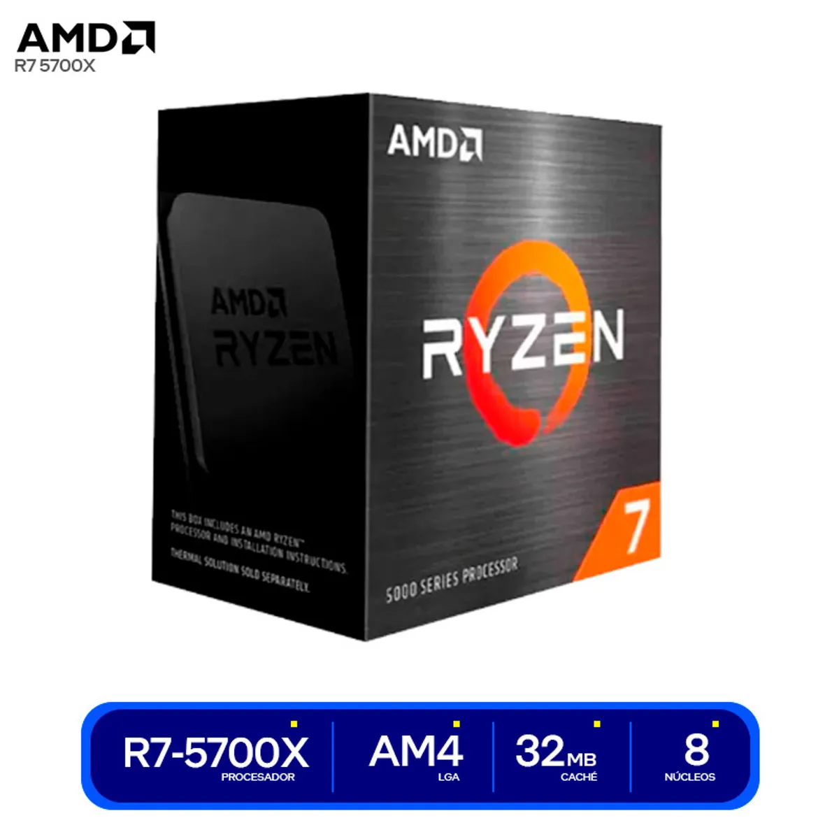 COMPUTADORA PC GAMER RYZEN 7 5700X RAM 32GB SSD 1TB GRAFICA RTX 5060 8GB - 3