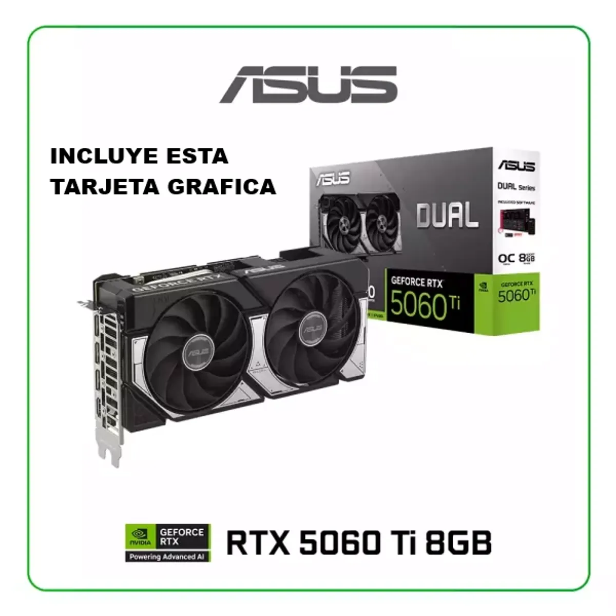 COMPUTADORA PC GAMER RYZEN 7 5700X RAM 32GB SSD 1TB GRAFICA RTX 5060TI 8GB - 2