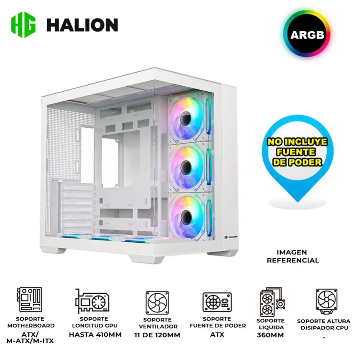 COMPUTADORA PC GAMER INTEL I7 12700KF RAM 32GB SSD 1TB GRAFICA RTX 5060TI 8GB - 3