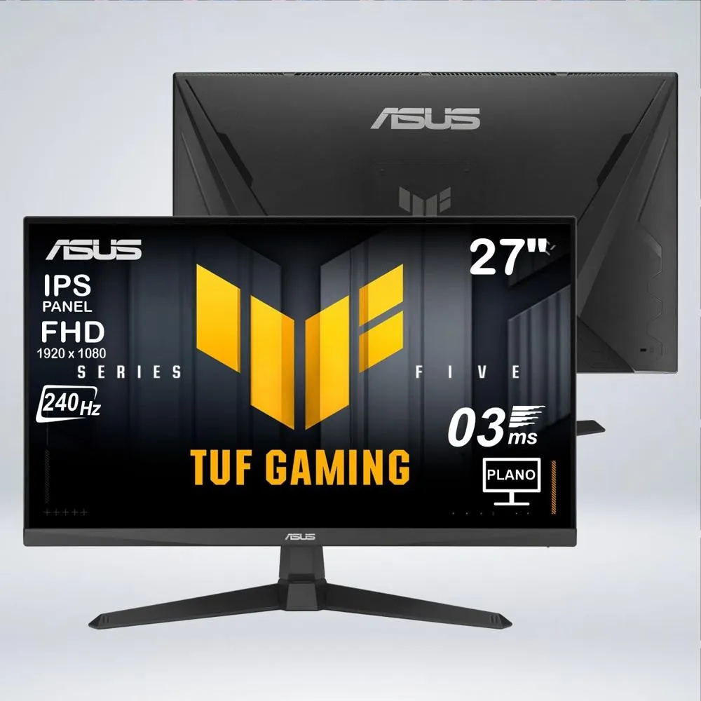 MONITOR GAMER ASUS VG279QM5A 27 PULGADAS, PLANO FULL HD, TASA DE REFRESCO 240HZ, TIEMPO RESPUESTA 0.3MS, COLOR NEGRO - 3