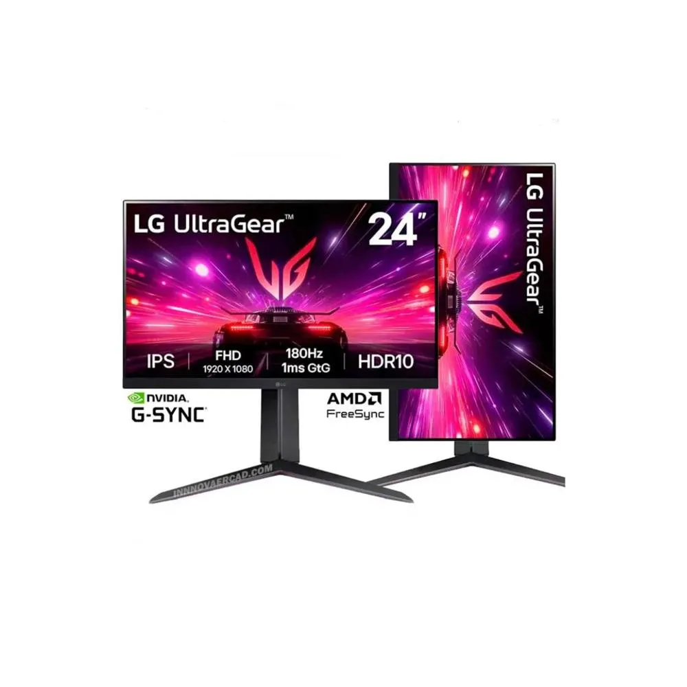 MONITOR GAMER LG ULTRAGEAR 24' 24GS65F-B, PANTALLA PLANO FULL HD, PANEL IPS | TASA DE REFRESCO 180HZ, TIEMPO DE RESPUESTA 1MS, MO - 4