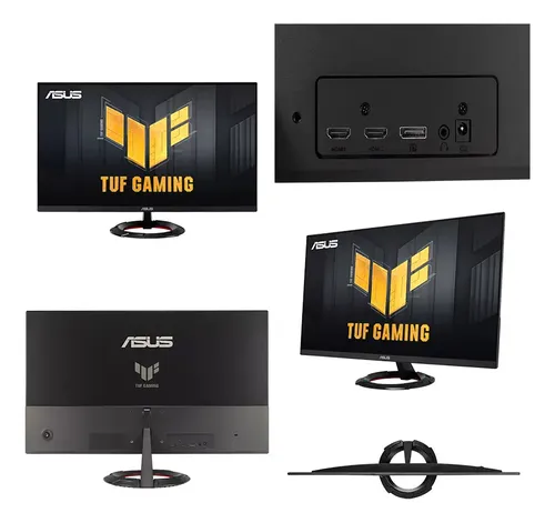 MONITOR GAMER PLANO ASUS TUF GAMING VG249Q3R, 23.8' FULL HD FAST IPS, TASA DE REFRESCO 180HZ, TIEMPO DE RESPUESTA 1MS, PUERTOS: H - 2