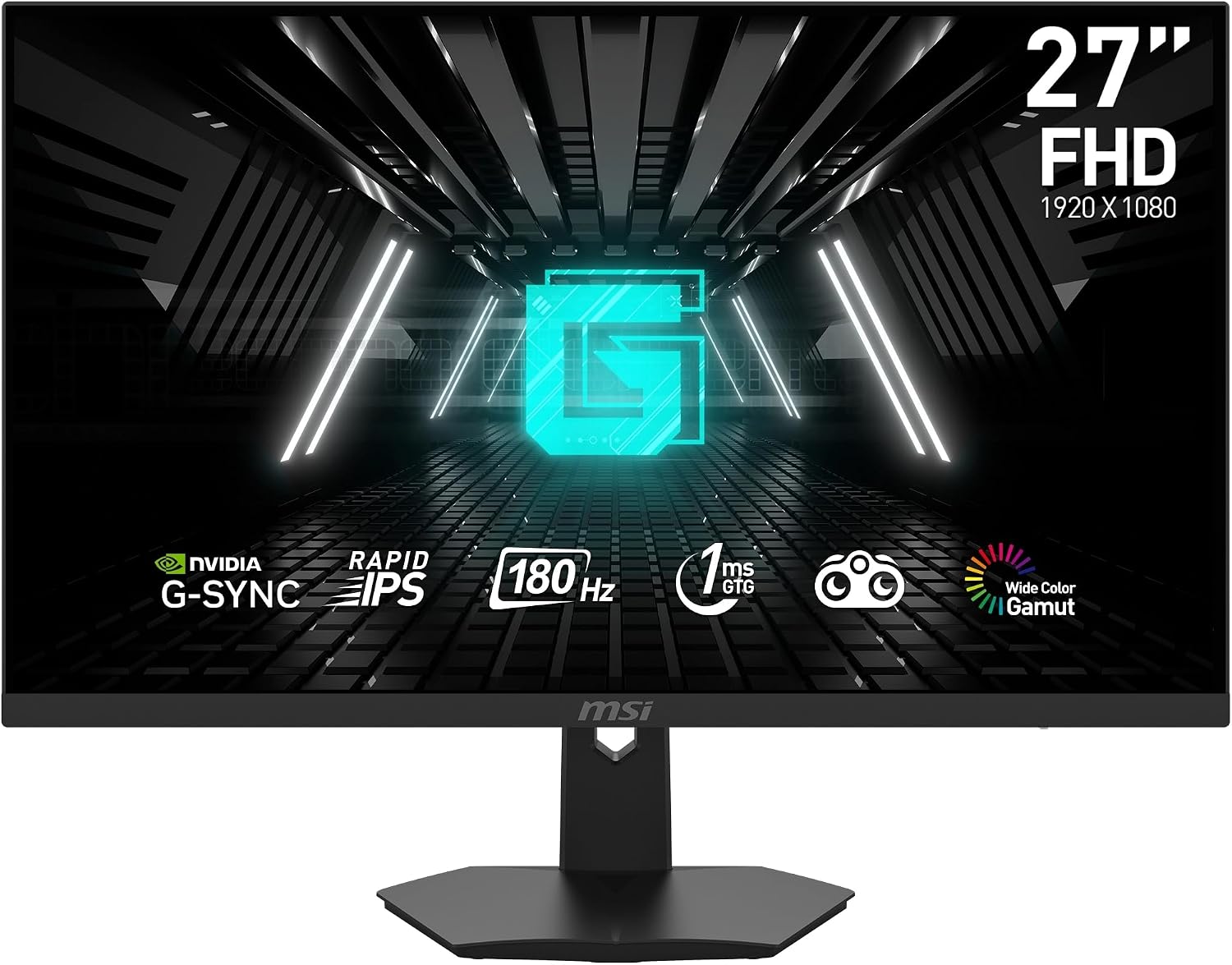 MONITOR GAMER PLANO MSI G244F E2 23.8', PANTALLA FULL HD, PANEL FAST IPS , TASA DE REFRESCO 180HZ, TIEMPO DE RESPUESTA 1MS, - 1