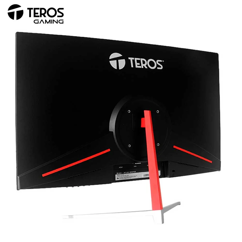 MONITOR TEROS TE-2402S 24' CURVO FULL HD, PANEL VA, 100HZ, 1MS, COLOR PLATEADO - 3