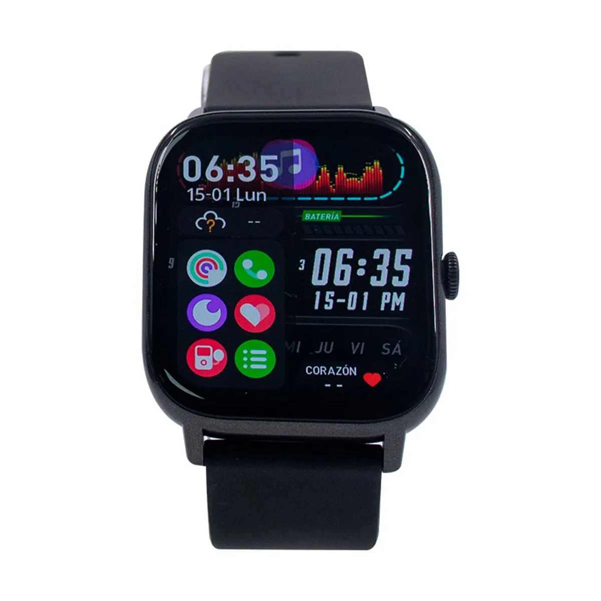 SMARTWATCH TEROS TE-8084N NEGRO AMOLED, IP68, BLUETOOTH 5.3 - 1