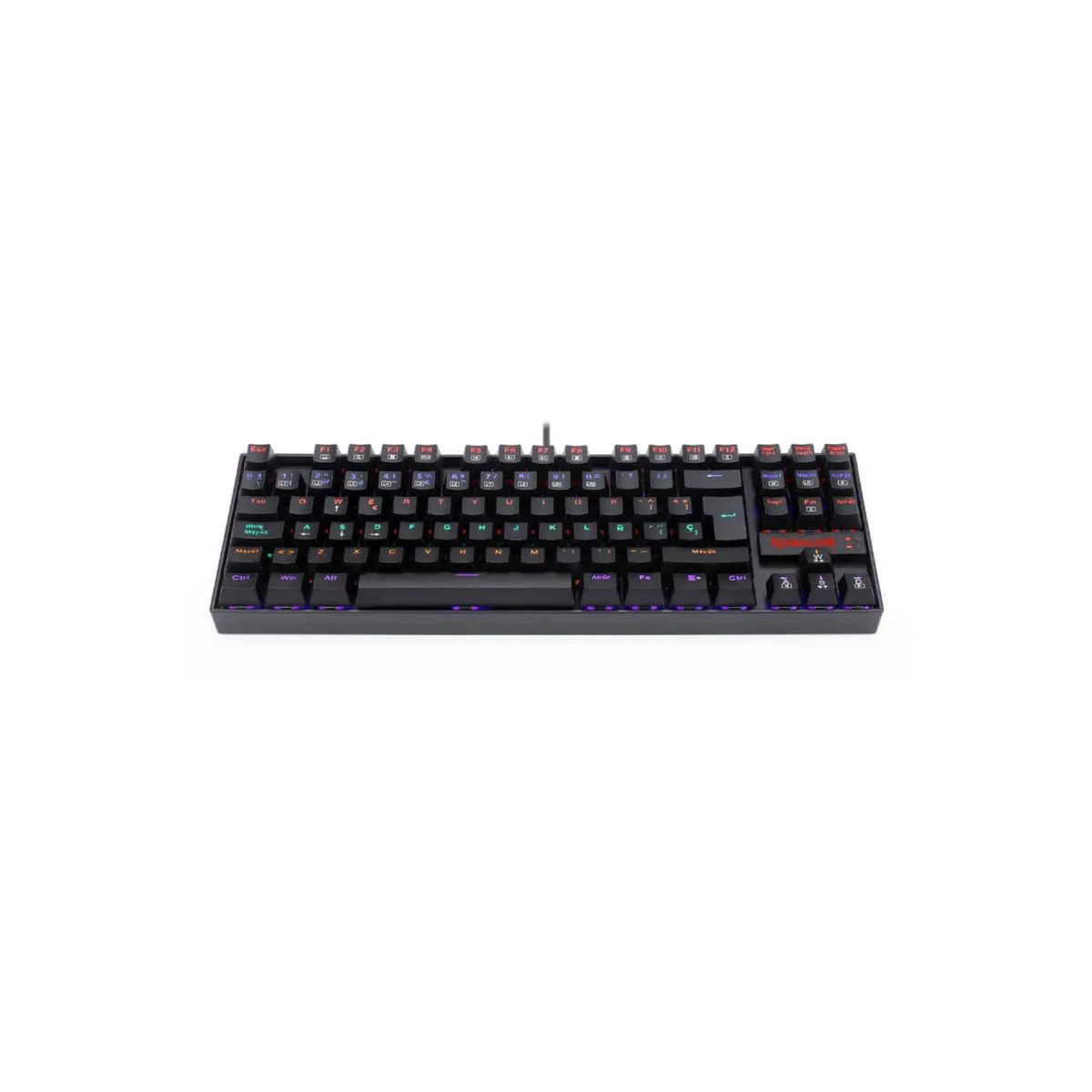 TECLADO MECÁNICO KUMARA K552 RGB BLACK SWITCH RED - 2