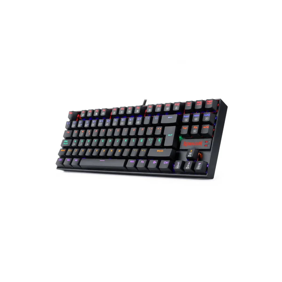 TECLADO MECÁNICO KUMARA K552 RGB BLACK SWITCH RED - 4