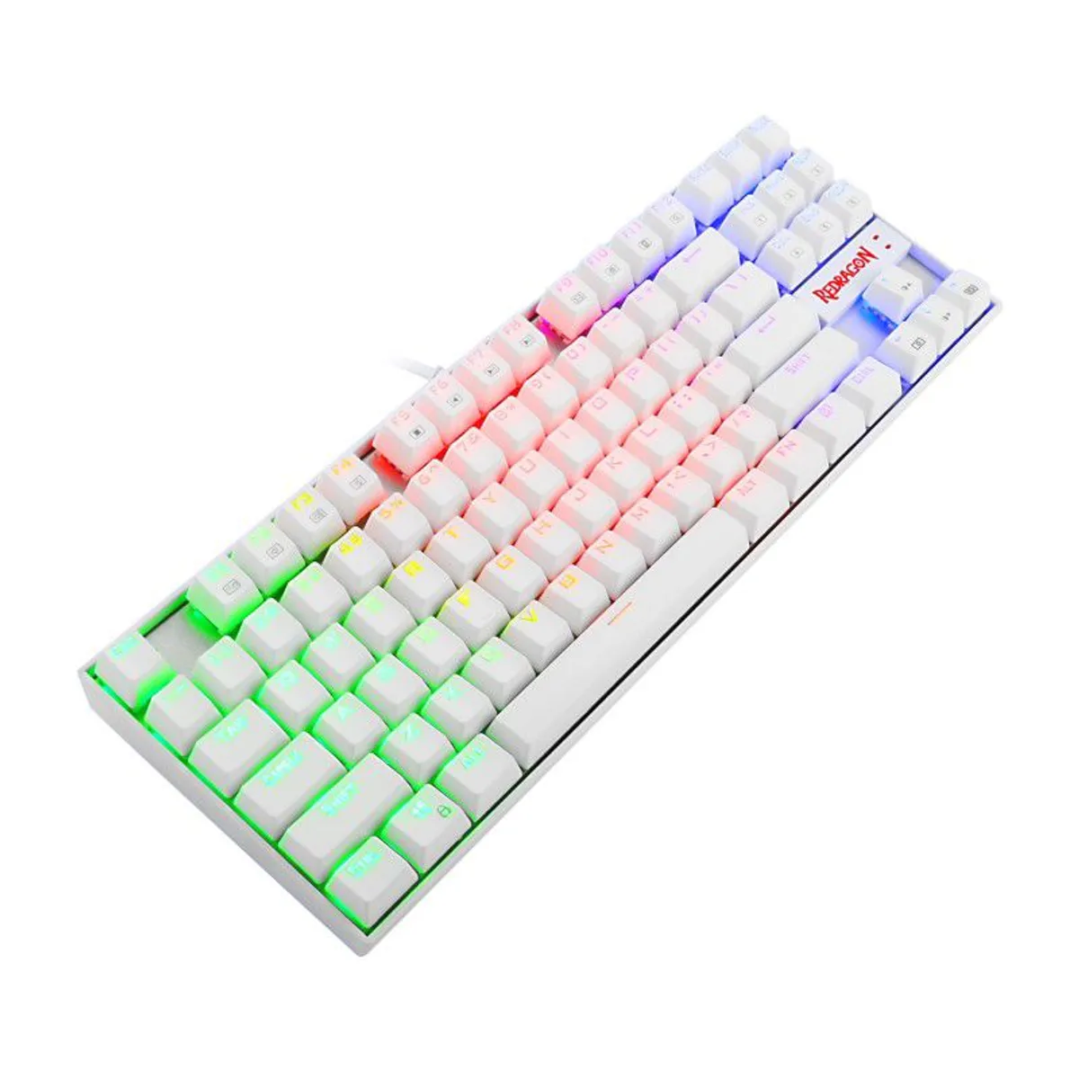 TECLADO MECANICO REDRAGON KUMARA K552RGB WHITE SWITCH RED - 2