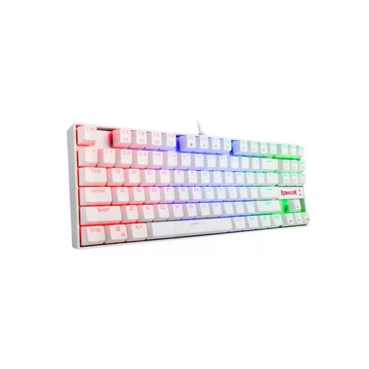 TECLADO MECANICO REDRAGON KUMARA K552RGB WHITE SWITCH RED - 4