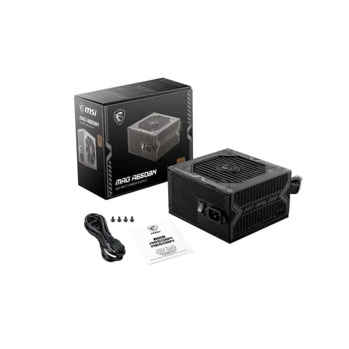 FUENTE MSI MAG A650BN 650W 80 PLUS BRONZE - 3