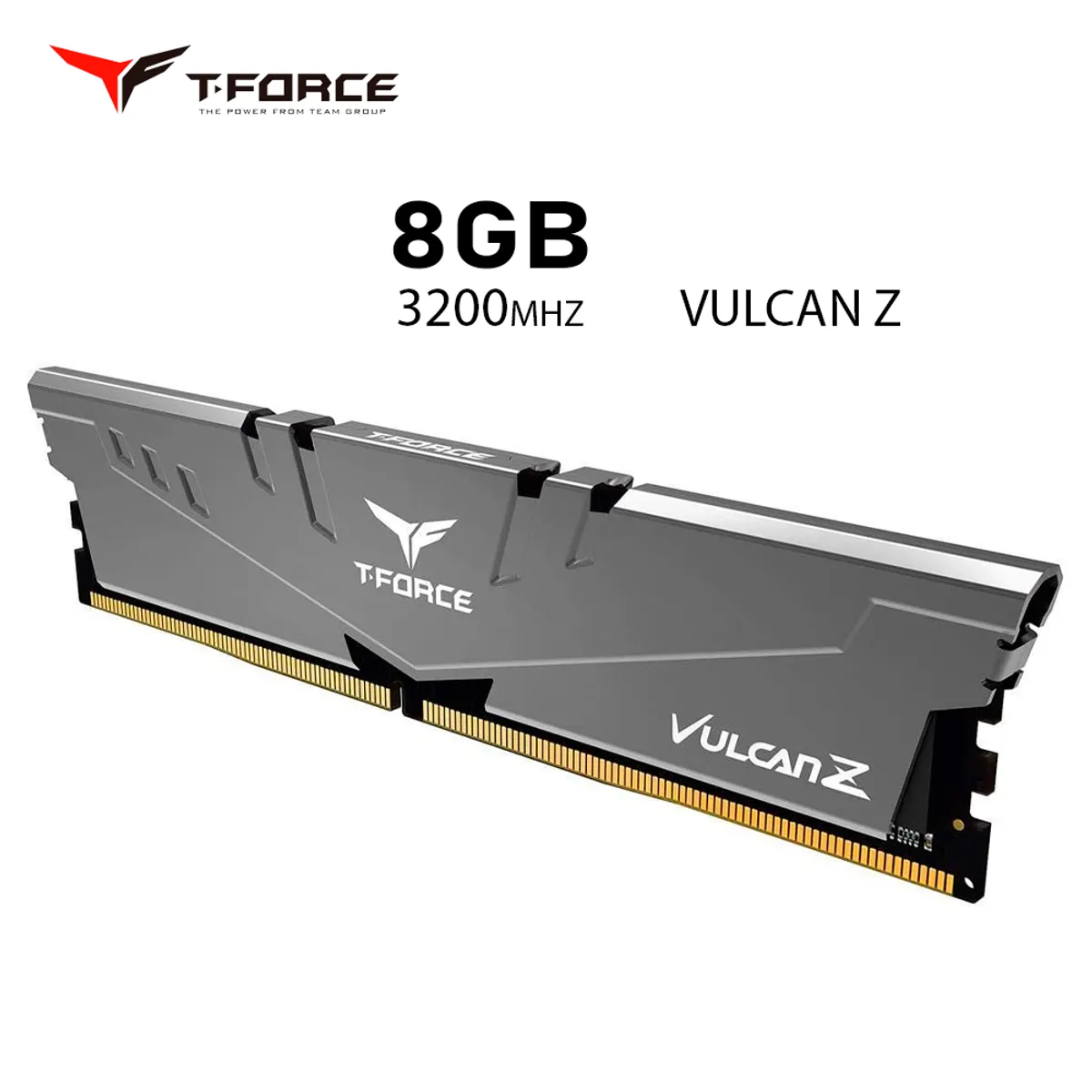 MEMORIA RAM 8GB TFORCE VULCAN Z GRIS 3200 MHZ DDR4 TEAMGROUP - 1