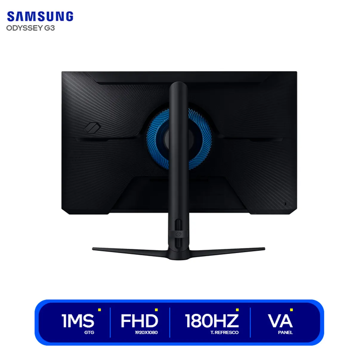 MONITOR GAMER SAMSUNG 24 ODYSSEY G3 FULL HD PANEL VA 180HZ 1MS - 3