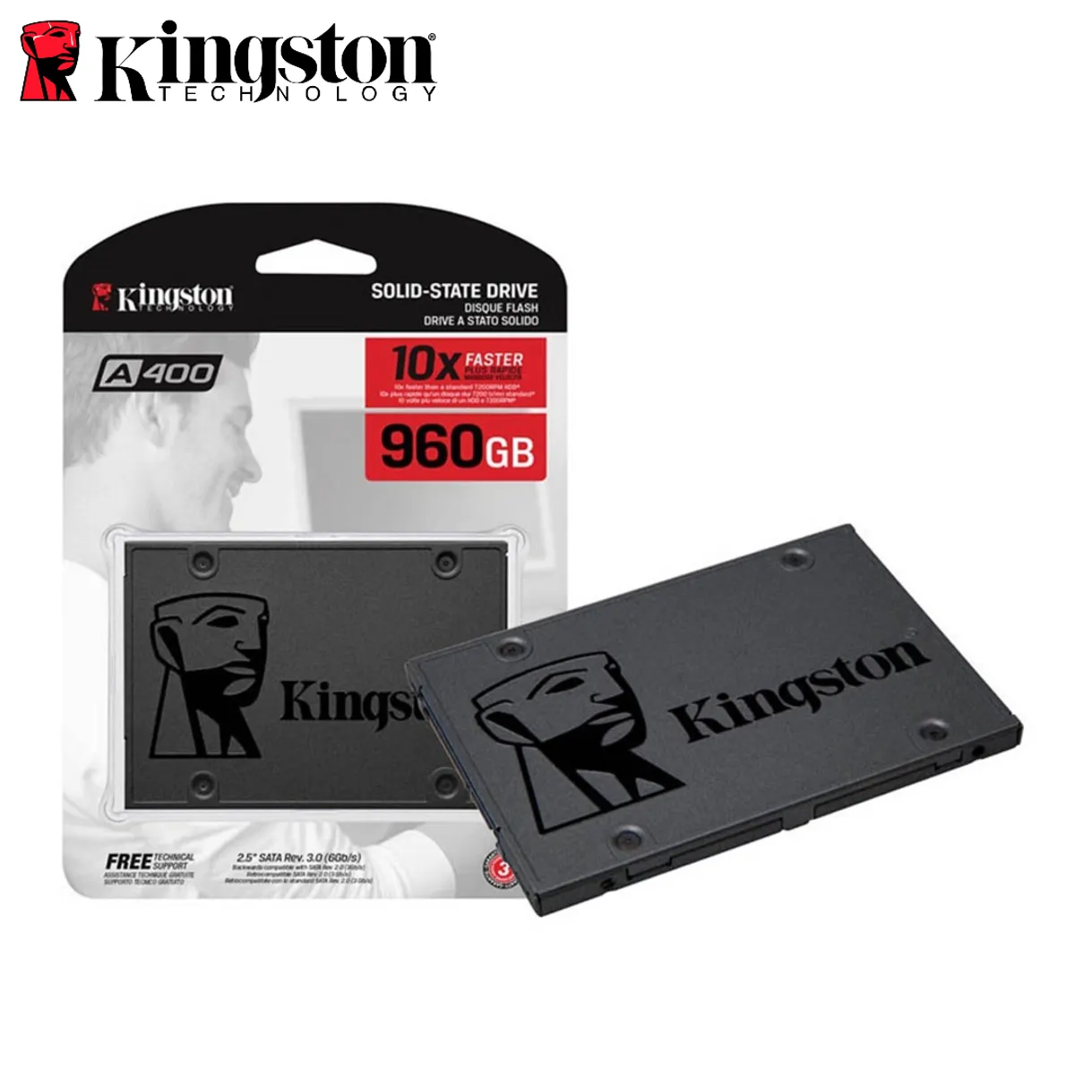 SSD KINGSTON A400 960GB 2.5 SATA - 1