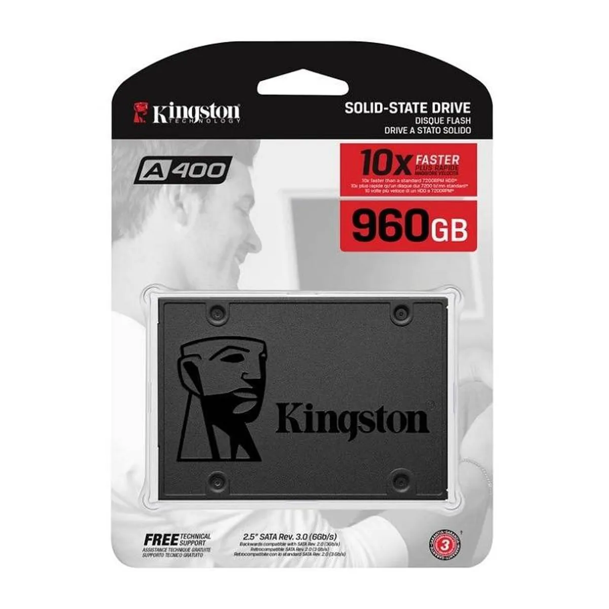 SSD KINGSTON A400 960GB 2.5 SATA - 2