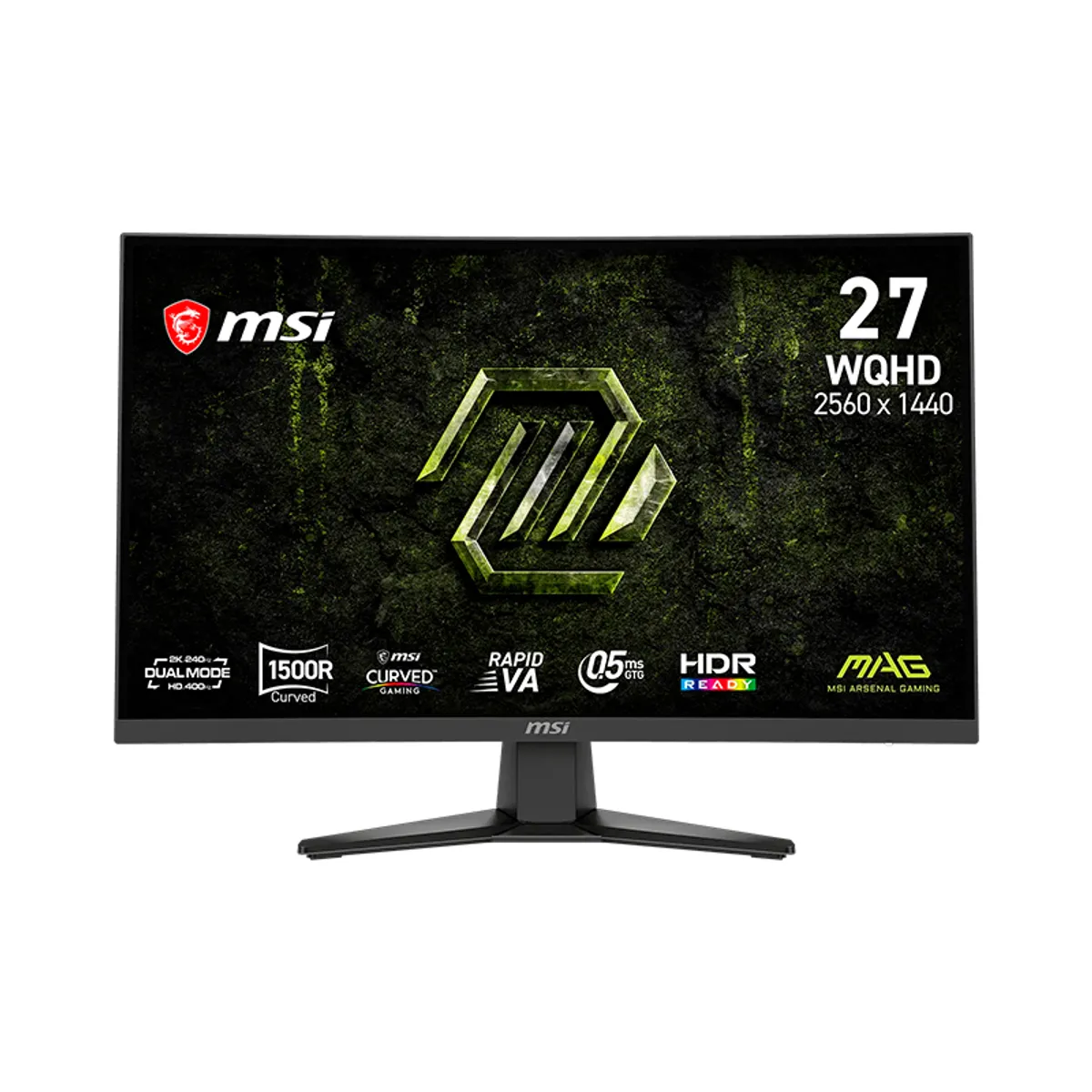 MONITOR GAMER CURVO MSI MAG 275CQDF X24 27 PULGADAS RESOLUCION 2K 240HZ 1MS - 1