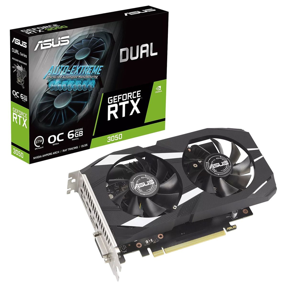TARJETA GRAFICA ASUS DUAL RTX3050 6GB GDDR6 PCIE 4.0. - 1