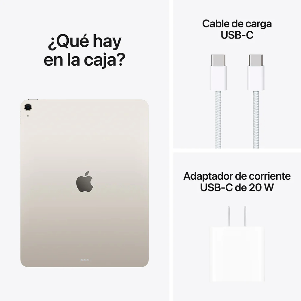 IPAD AIR 11' CHIP M4 (2026) 128GB STARLIGHT - 5