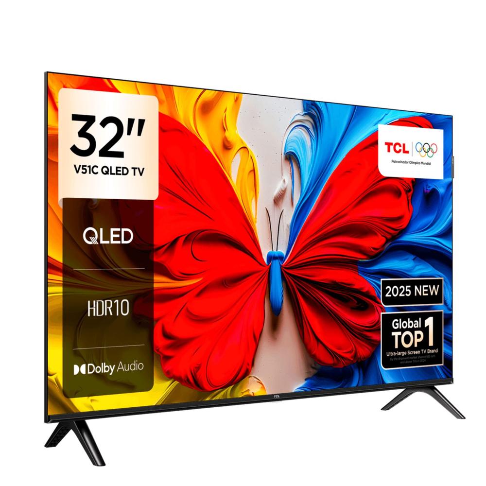 TELEVISOR TCL QLED 32' FHD GOOGLE TV 32V51C - 2