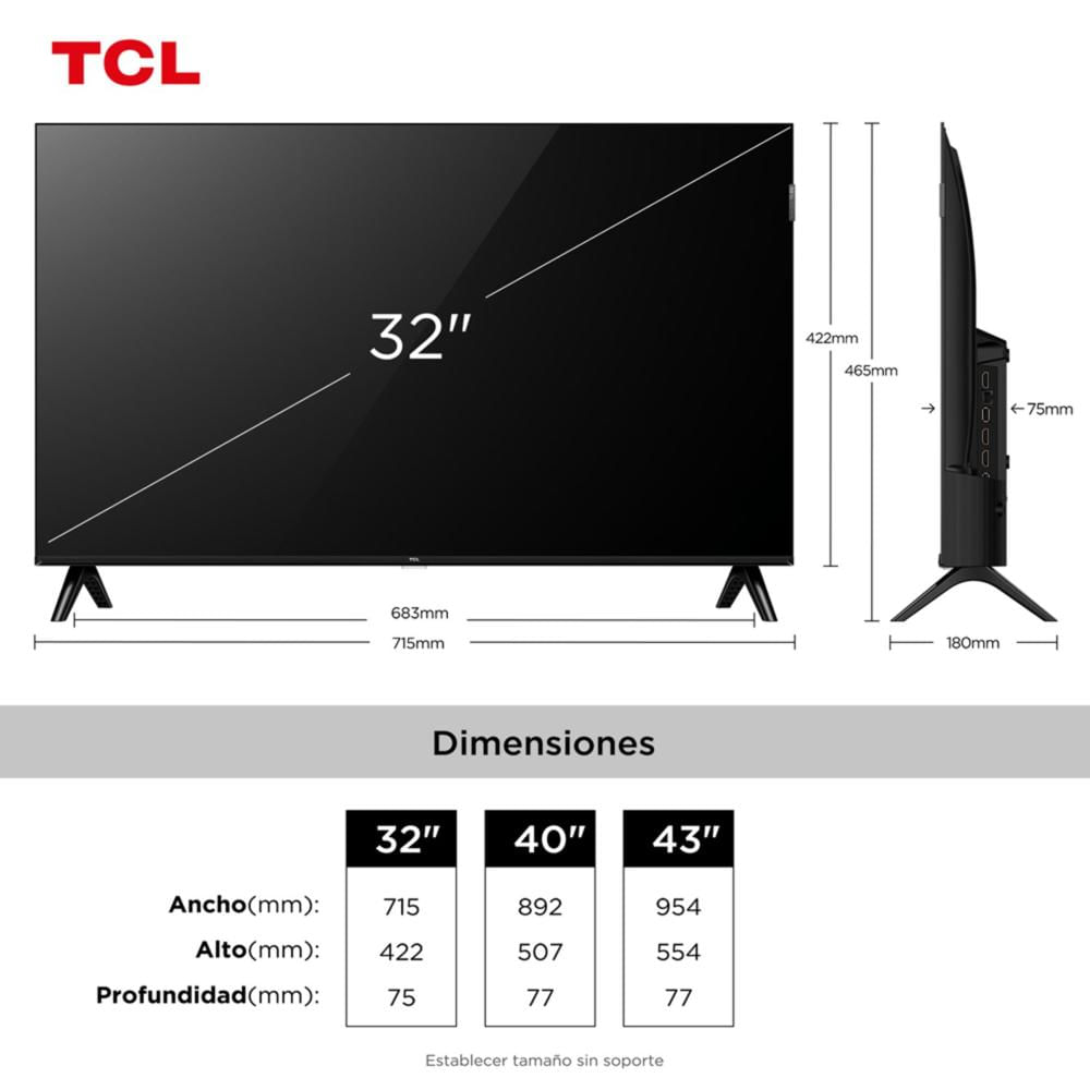 TELEVISOR TCL QLED 32' FHD GOOGLE TV 32V51C - 3
