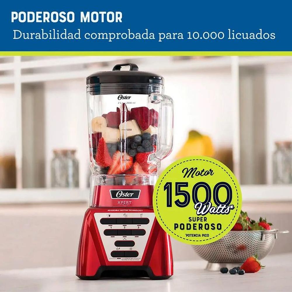 LICUADORA OSTER BLST3A-R2G-053 XPERT SERIES VASO VIDRIO 2L - 3