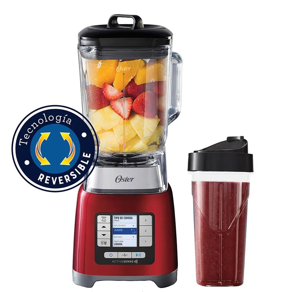LICUADORA ACTIVESENSE OSTER + VASO BLEN N GO BLSTTDG RBG - 1