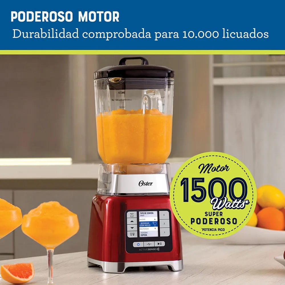 LICUADORA ACTIVESENSE OSTER + VASO BLEN N GO BLSTTDG RBG - 2