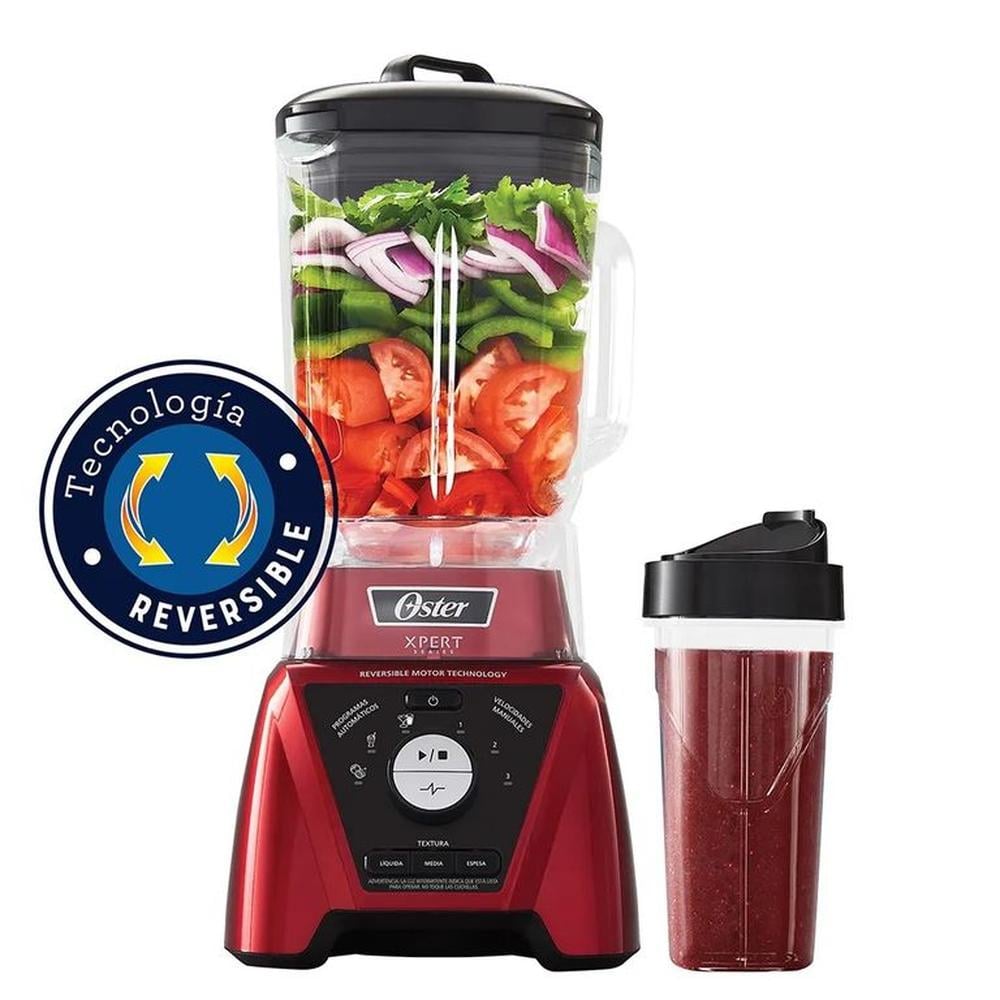 LICUADORA XPERT SERIES ROJA CON VASO BLEND N GO – OSTER BLST3B RPG - 1