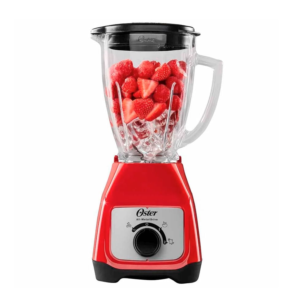 LICUADORA OSTER 1.5L DE 800W BLSTKAGRRD – ROJO - 1