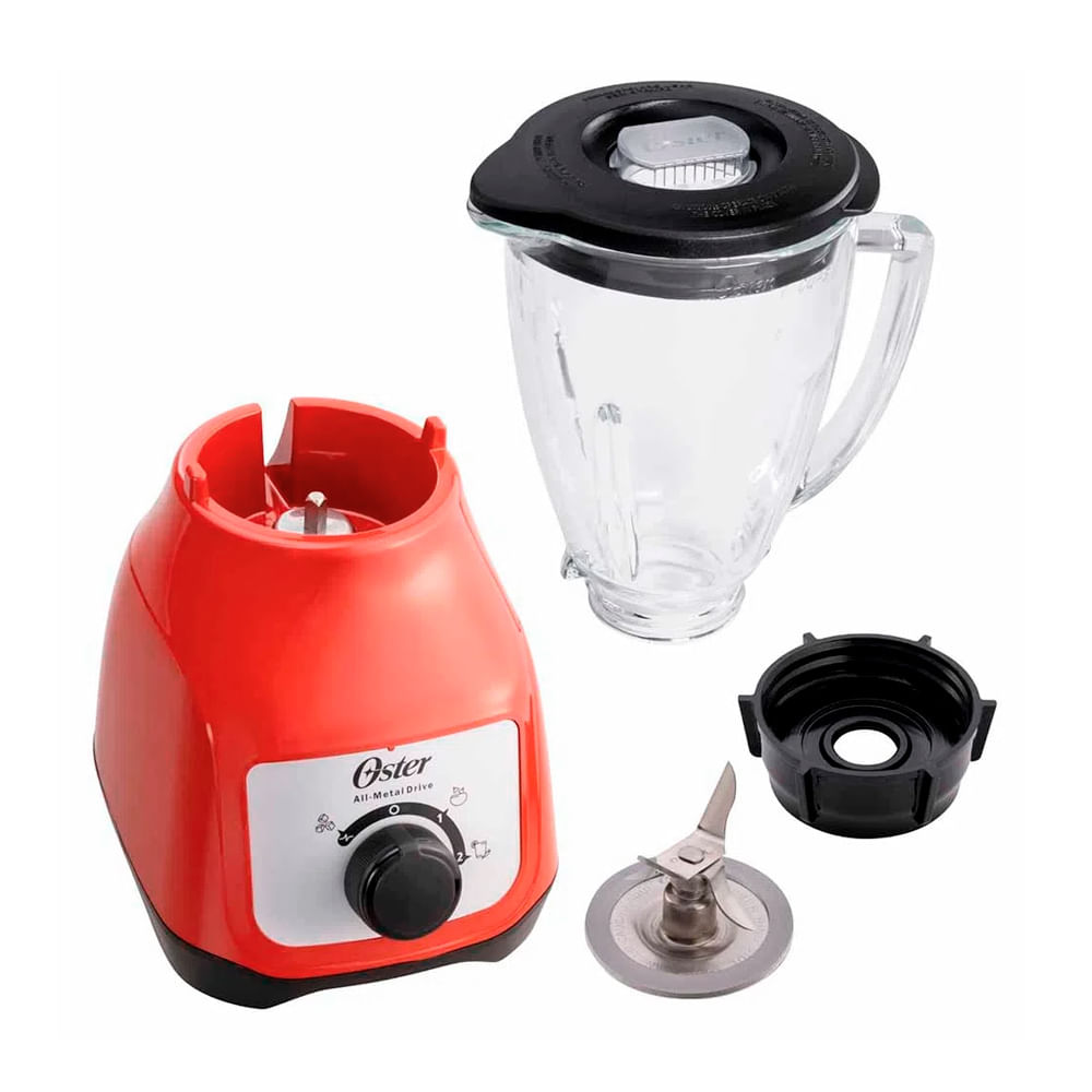 LICUADORA OSTER 1.5L DE 800W BLSTKAGRRD – ROJO - 3