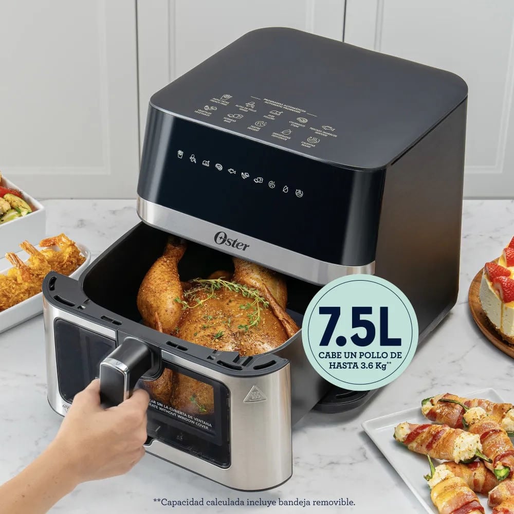 FREIDORA DE AIRE DIGITAL OSTER 7.5L CKSTAF75WDSSDF - 3