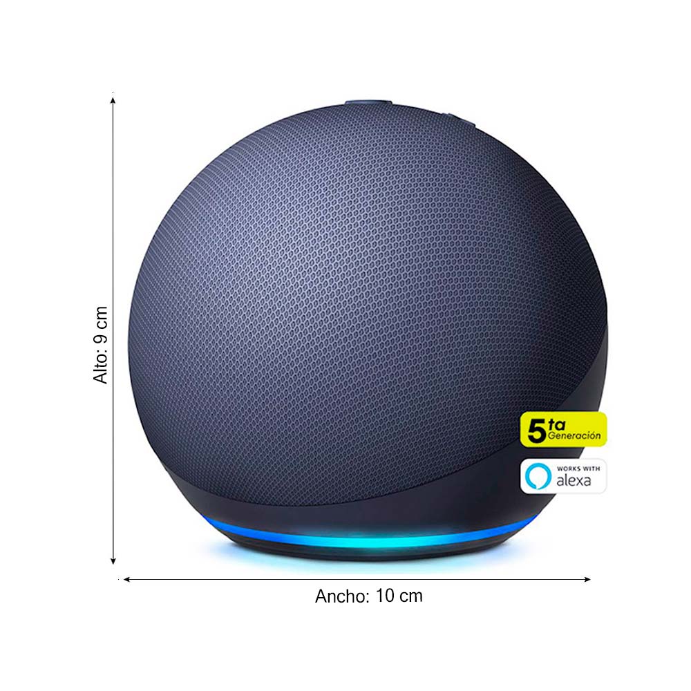 AMAZON ALEXA ECHO DOT 5TA GEN AZUL - 3