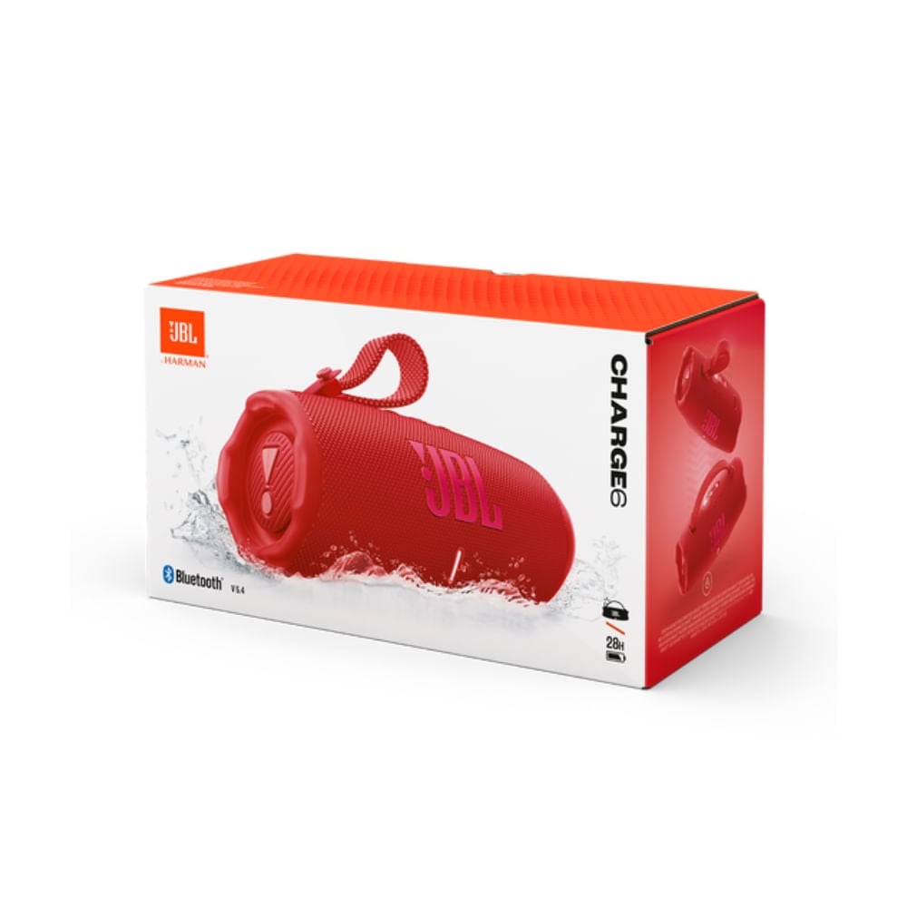 PARLANTE JBL CHARGE 6 ROJO - 1