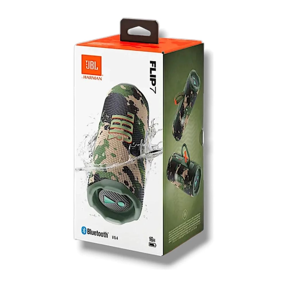 PARLANTE BLUETOOTH PORTÁTIL JBL FLIP 7 CAMUFLADO - 1