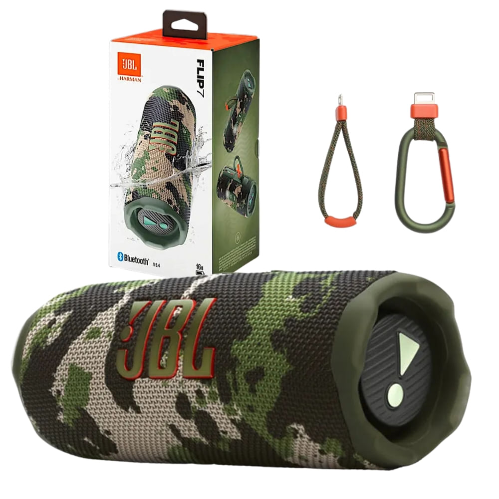 PARLANTE BLUETOOTH PORTÁTIL JBL FLIP 7 CAMUFLADO - 2