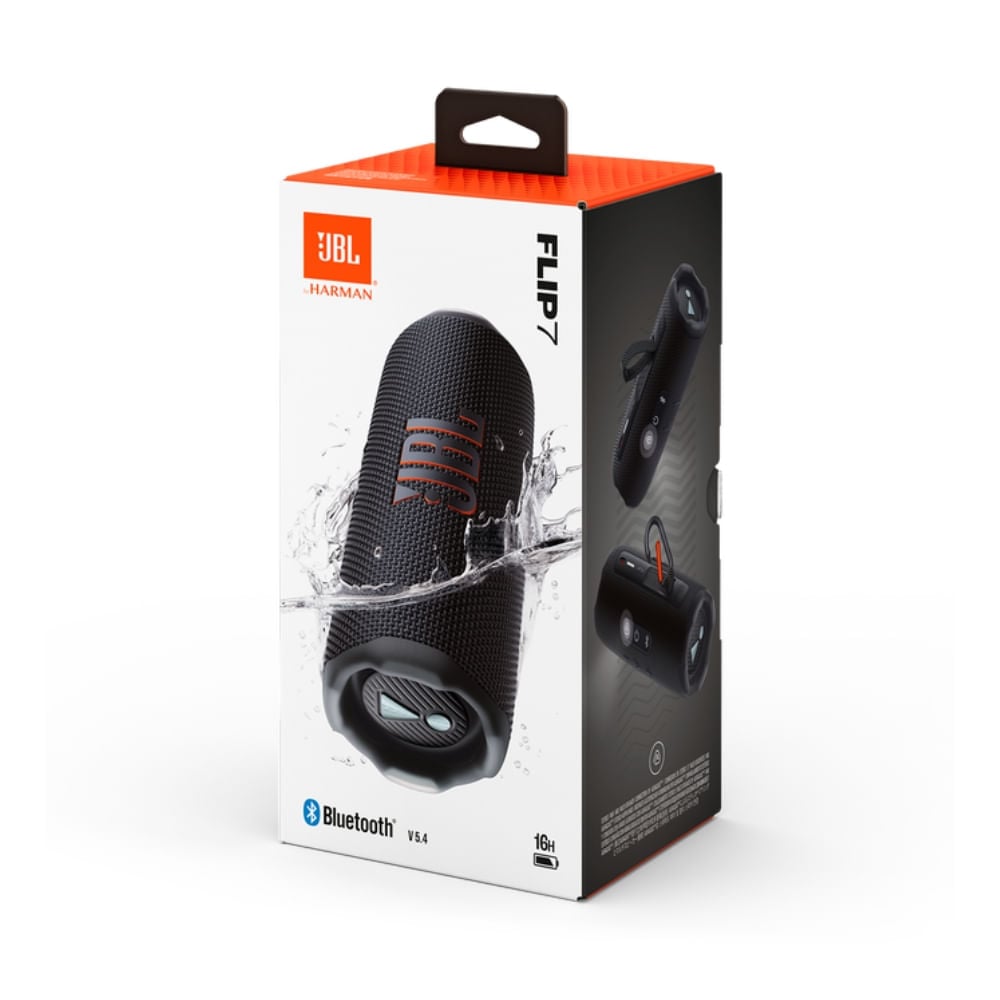 PARLANTE BLUETOOTH PORTÁTIL JBL FLIP 7 NEGRO - 2