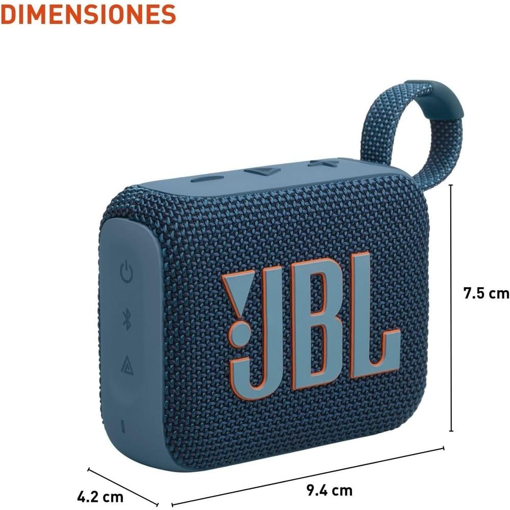 JBL PARLANTE BLUETOOTH GO 4 AZUL - 4
