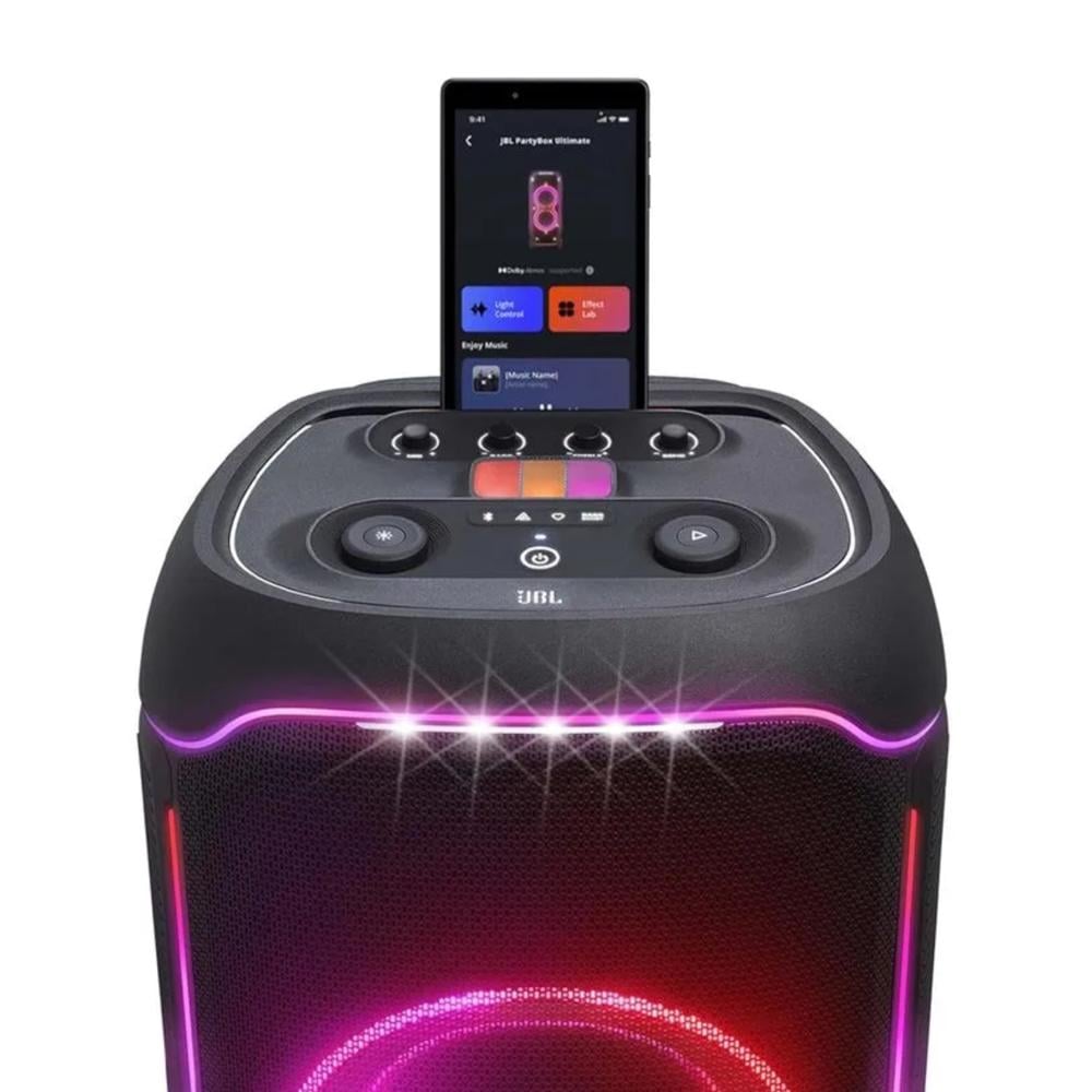 PARLANTE BLUETOOTH JBL PARTYBOX ULTIMATE 1100W PORTATIL IPX4 NEGRO - 4