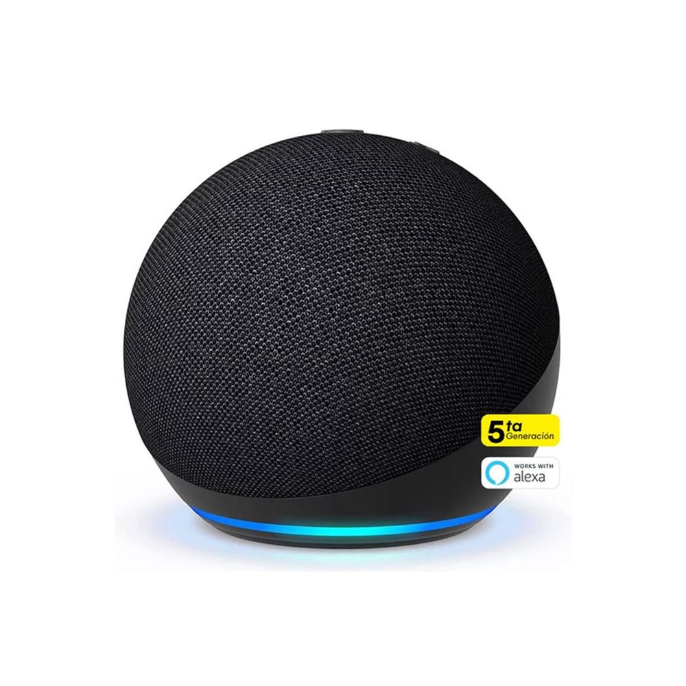 AMAZON ALEXA ECHO DOT 5TA GEN NEGRO - 1