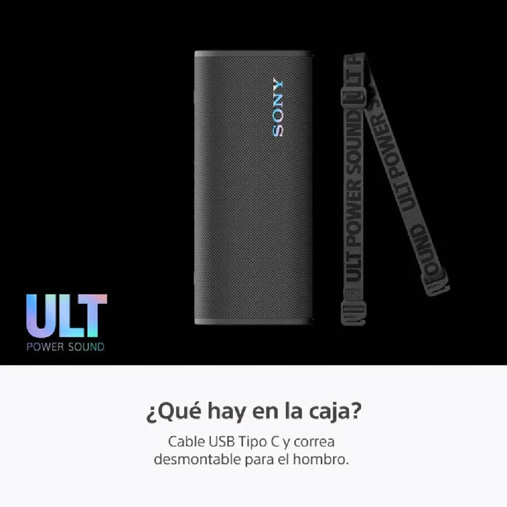 PARLANTE SONY SRS-ULT30 NEGRO – ALTAVOZ PORTÁTIL - 2